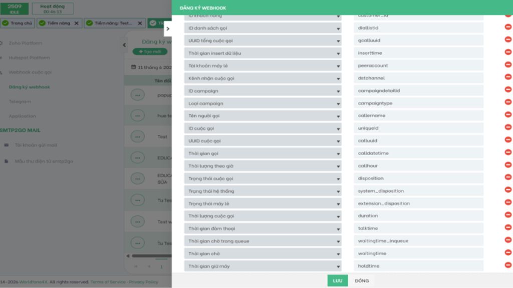 Webhook & API  